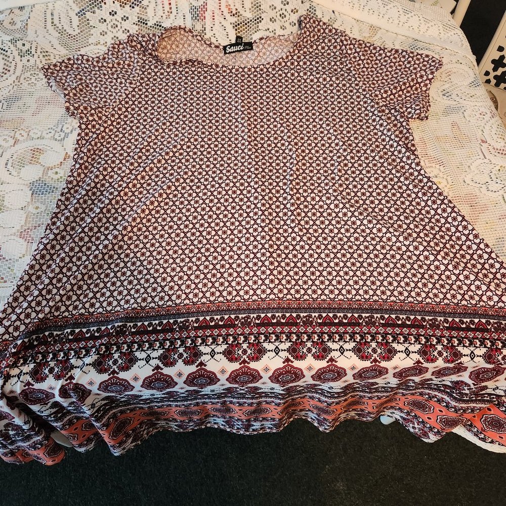 Sauce ladies dress pullover
